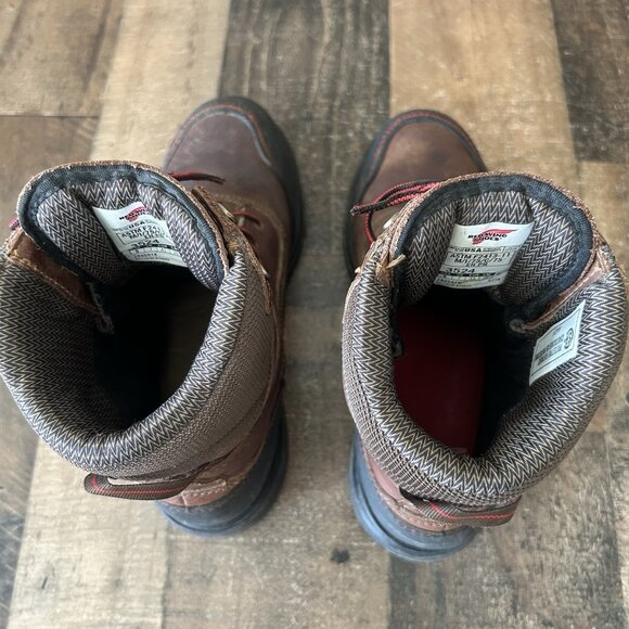 Red Wing 3524 Steel Toe Waterproof Lace Up Ankle Work Boots Mens 8 D - Picture 11 of 12